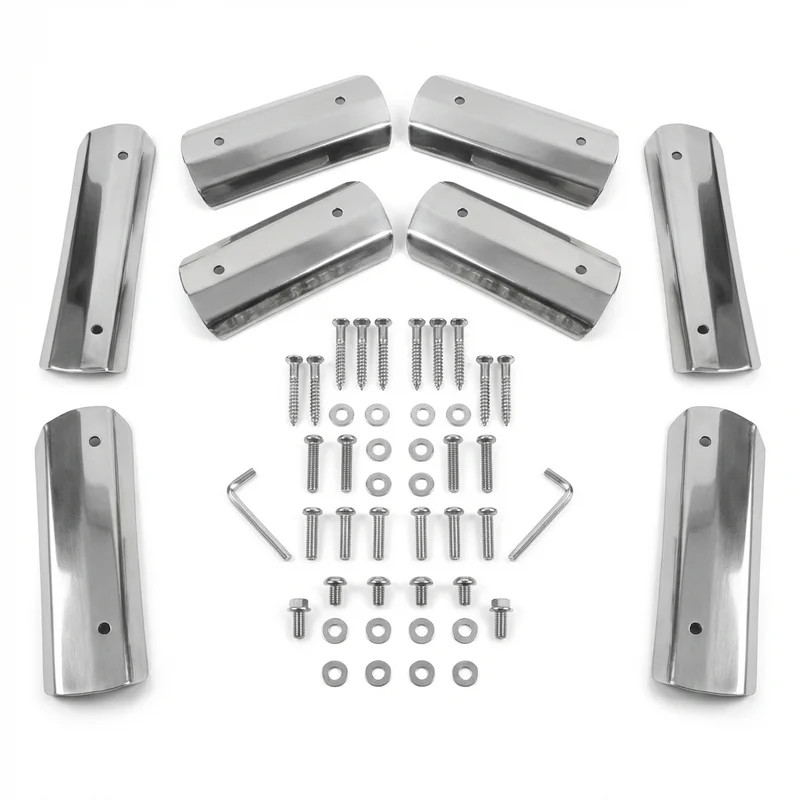 Stainless Steel Mounting Bracket Kit for Chevrolet K20 Suburban (1967 - 1986) - 1
