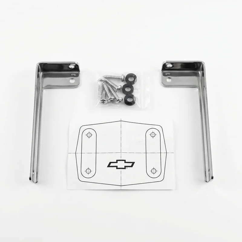 Stainless Steel Mounting Bracket Kit for Chevrolet LCF 5500XD (2017 - 2022) - 1
