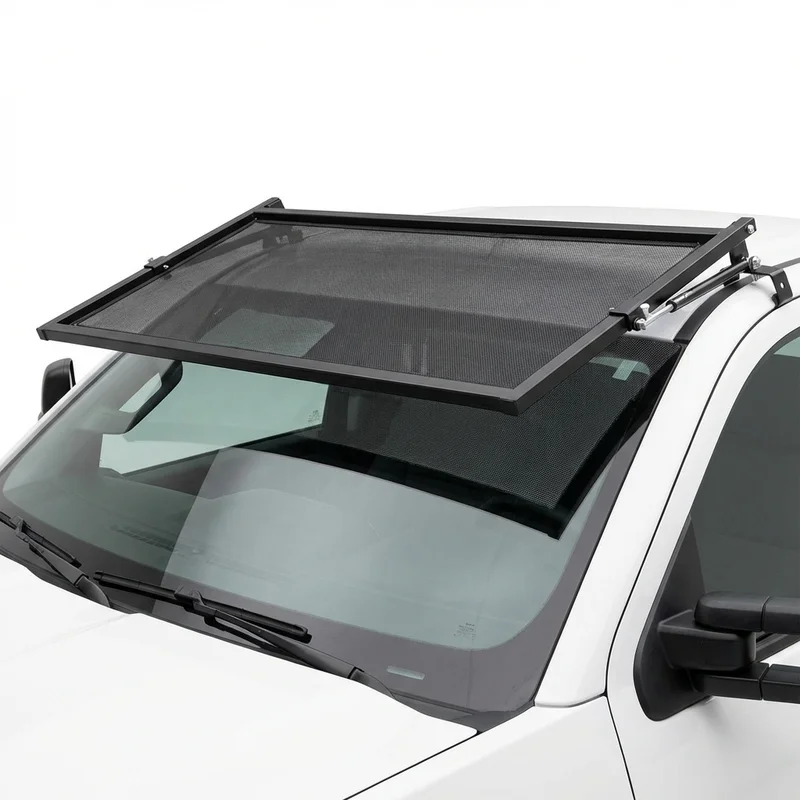 Premium Mesh Windscreen Sunvisor for Chevrolet LCF 5500XD (2017 - 2022) - 1