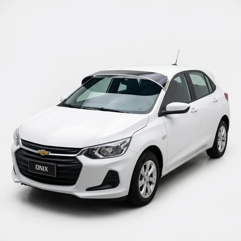 Tinted Acrylic Windscreen Sunvisor for Chevrolet Onix (2021 - 2021) - 1