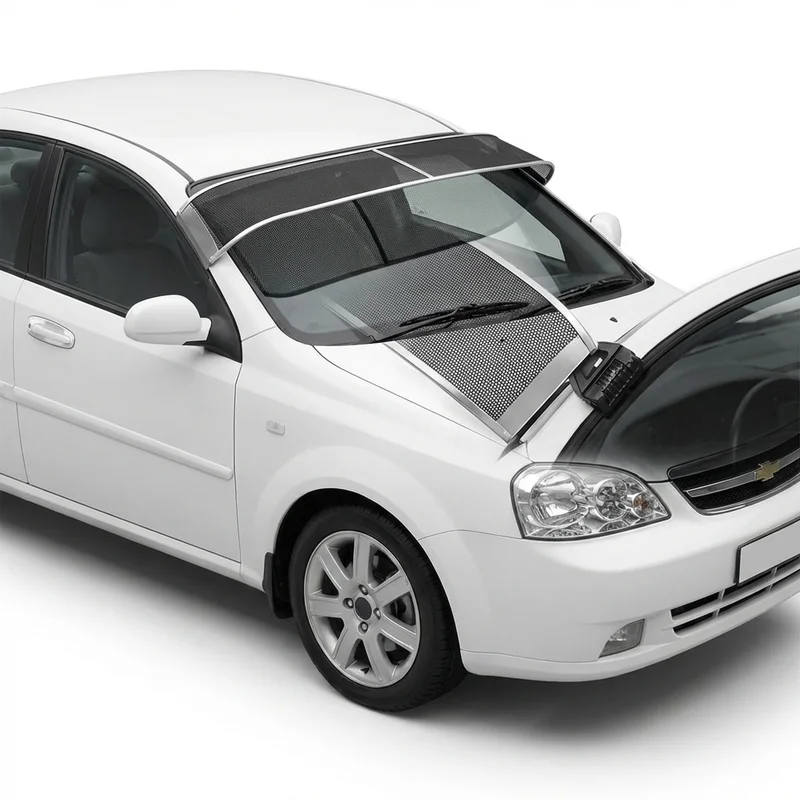 Premium Mesh Windscreen Sunvisor for Chevrolet Optra (2004 - 2010) - 1