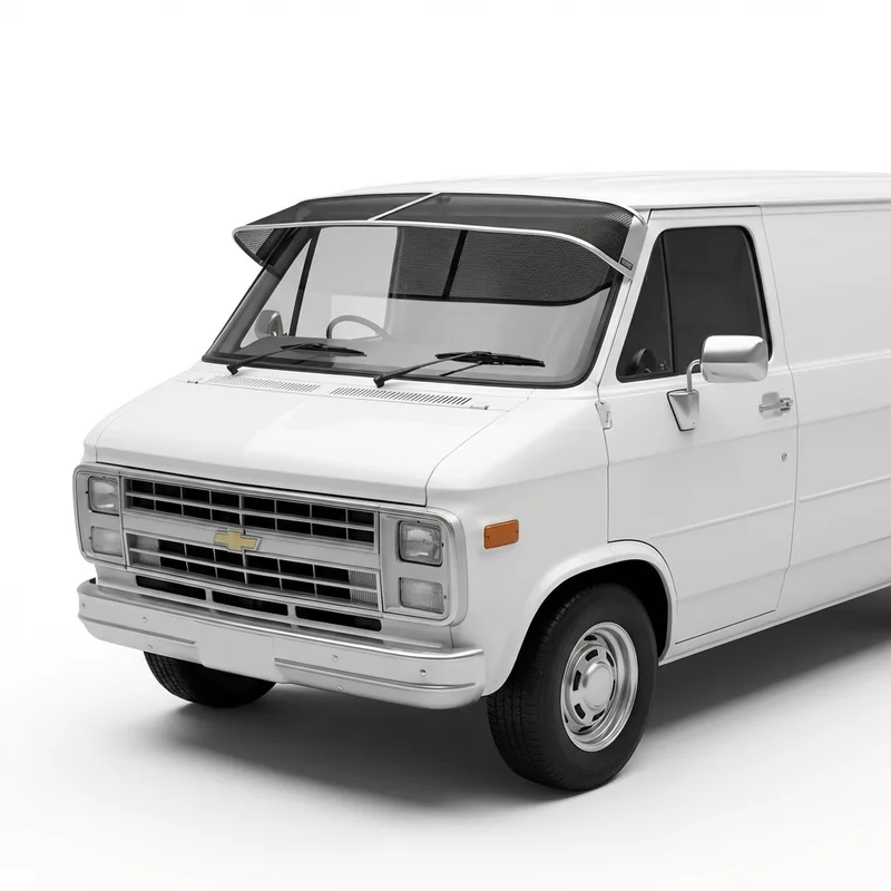 Premium Mesh Windscreen Sunvisor for Chevrolet P10 (1975 - 1980) - 1