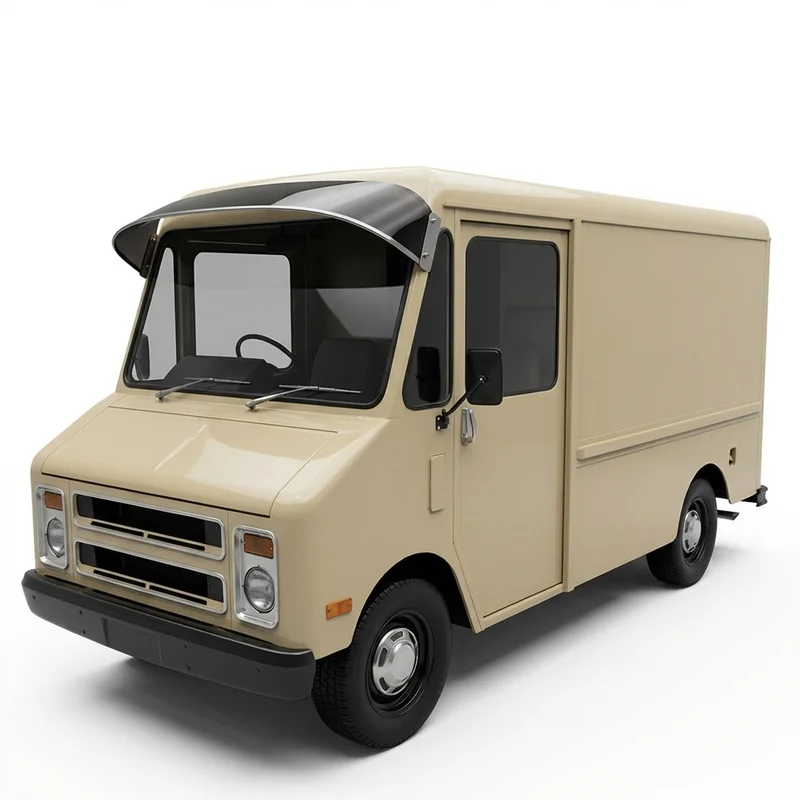 Tinted Acrylic Windscreen Sunvisor for Chevrolet P30 Series (1965 - 1967) - 1