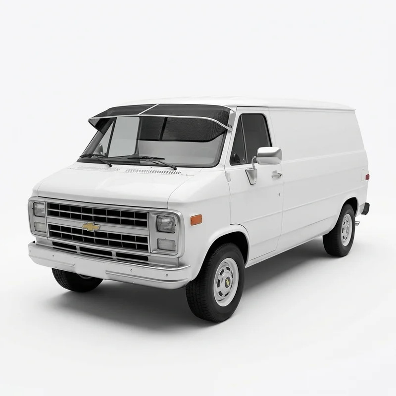 Premium Mesh Windscreen Sunvisor for Chevrolet P40 (1979 - 1990) - 1