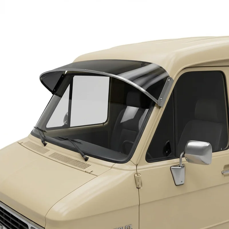 Tinted Acrylic Windscreen Sunvisor for Chevrolet P40 (1979 - 1990) - 1