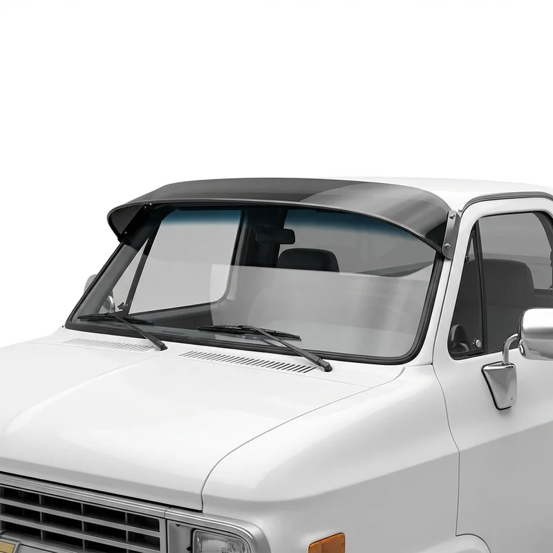 Tinted Acrylic Windscreen Sunvisor for Chevrolet P60 (1992 - 1996) - 1