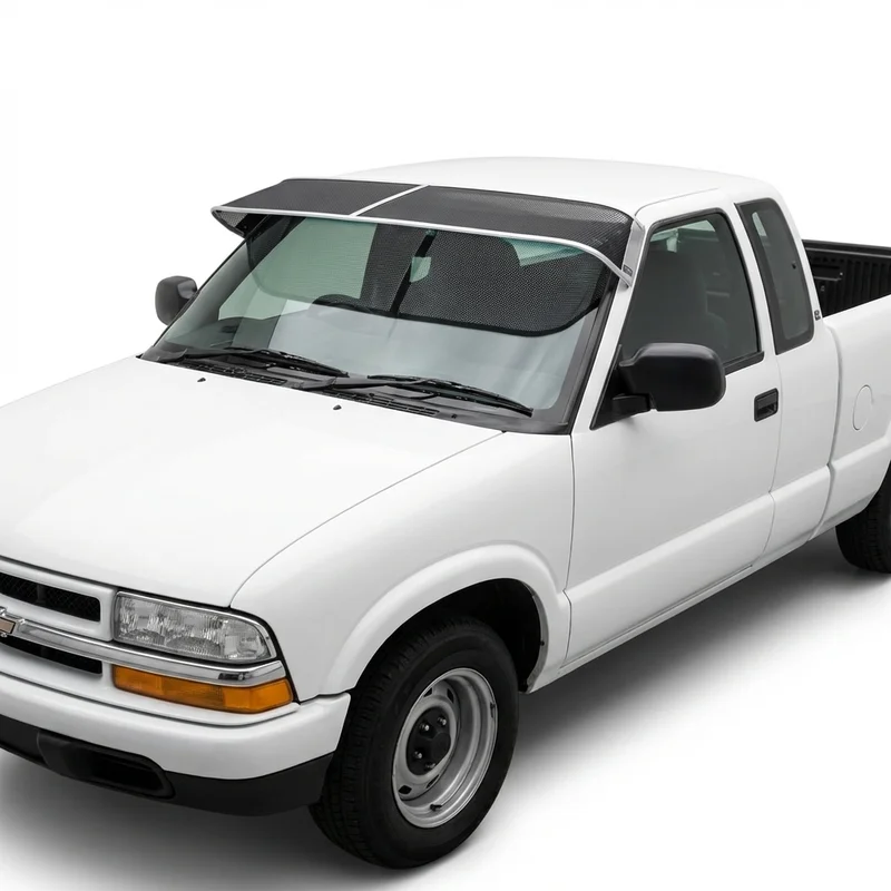 Premium Mesh Windscreen Sunvisor for Chevrolet S10 (1982 - 2004) - 1