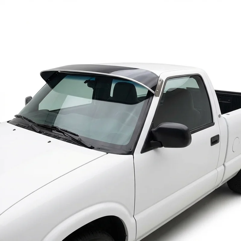 Tinted Acrylic Windscreen Sunvisor for Chevrolet S10 (1982 - 2004) - 1