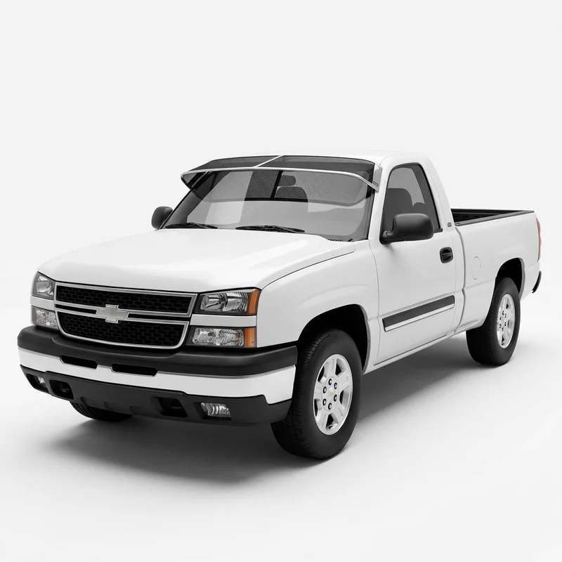 Premium Mesh Windscreen Sunvisor for Chevrolet Silverado 1500 Classic (2007 - 2007) - 1