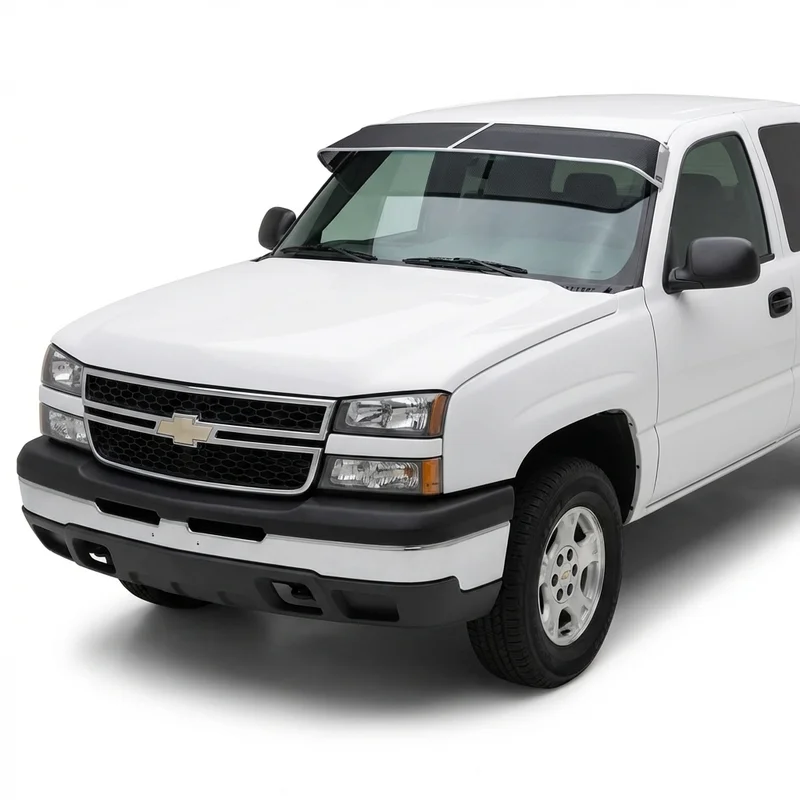 Premium Mesh Windscreen Sunvisor for Chevrolet Silverado 1500 HD Classic (2007 - 2007) - 1