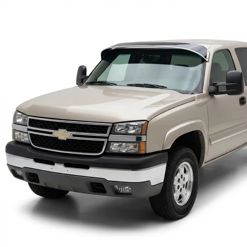 Tinted Acrylic Windscreen Sunvisor for Chevrolet Silverado 1500 HD Classic (2007 - 2007) - 1