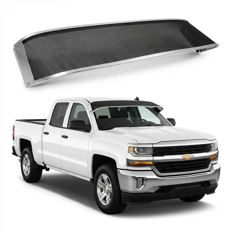 Premium Mesh Windscreen Sunvisor for Chevrolet Silverado 1500 LD (2019 - 2019) - 1