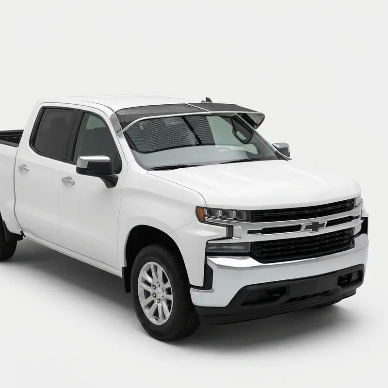 Premium Mesh Windscreen Sunvisor for Chevrolet Silverado 1500 LTD (2022 - 2022) - 1