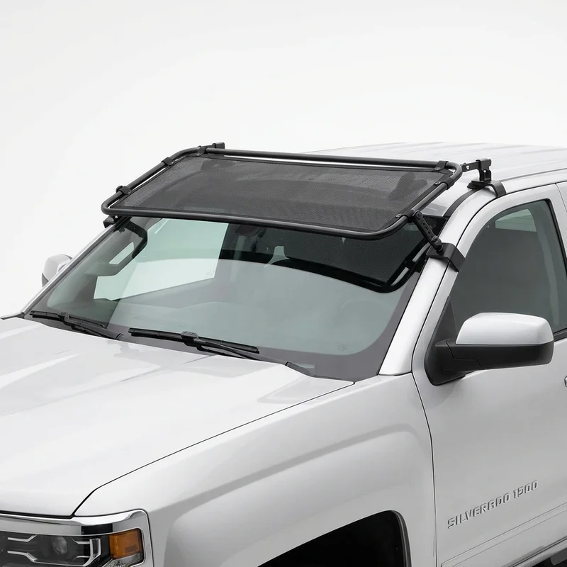 Premium Mesh Windscreen Sunvisor for Chevrolet Silverado 1500 (1999 - 2025) - 1
