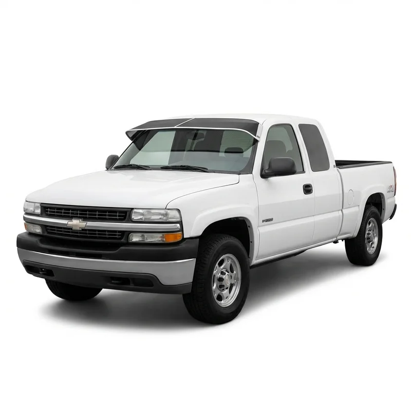 Premium Mesh Windscreen Sunvisor for Chevrolet Silverado 2500 HD (2001 - 2025) - 1