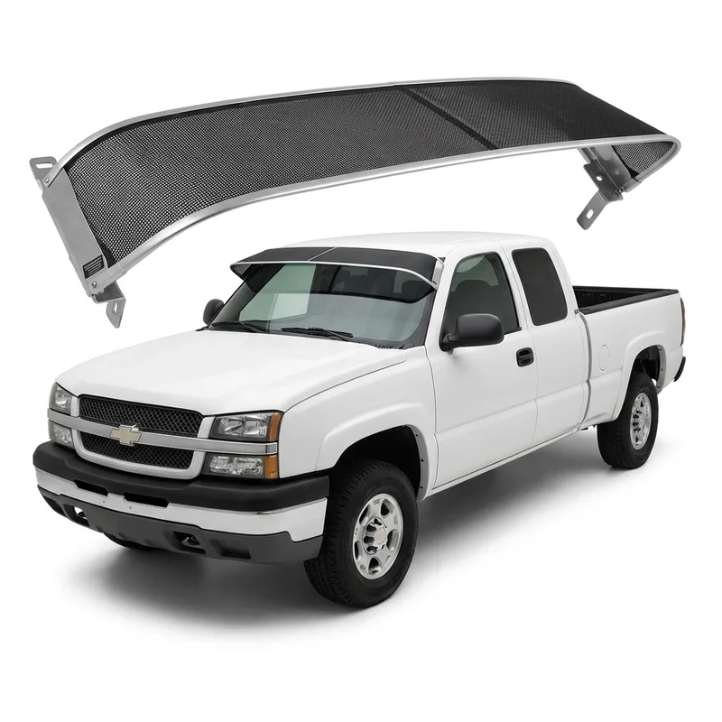 Premium Mesh Windscreen Sunvisor for Chevrolet Silverado 3500 Classic (2007 - 2007) - 1