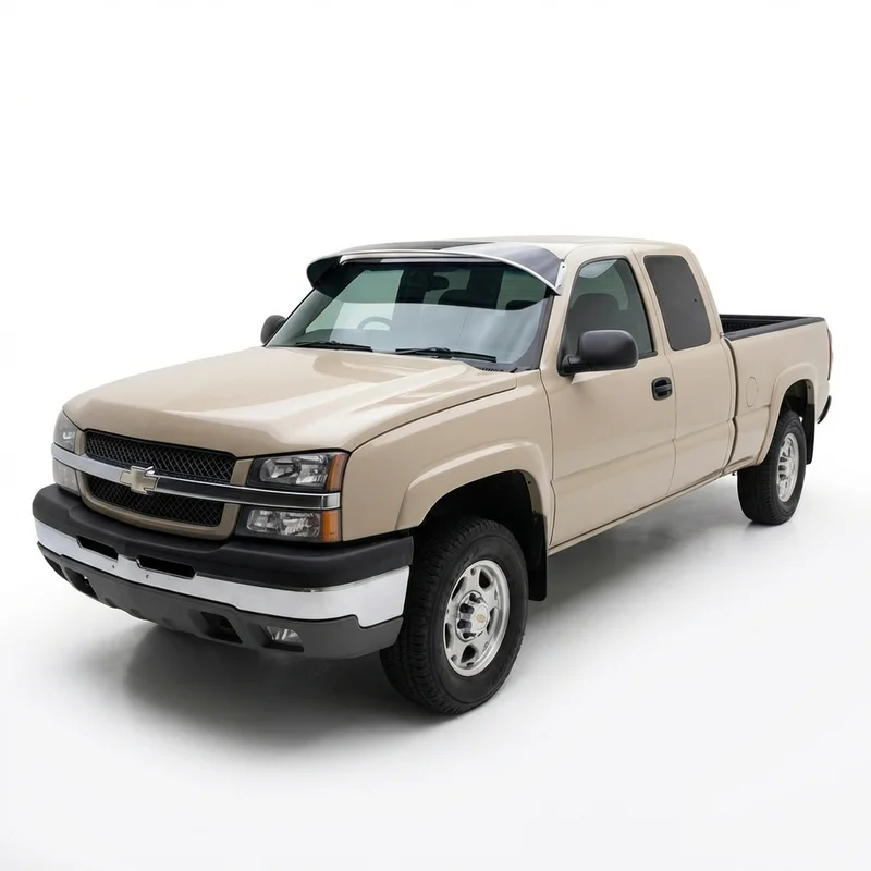 Tinted Acrylic Windscreen Sunvisor for Chevrolet Silverado 3500 Classic (2007 - 2007) - 1