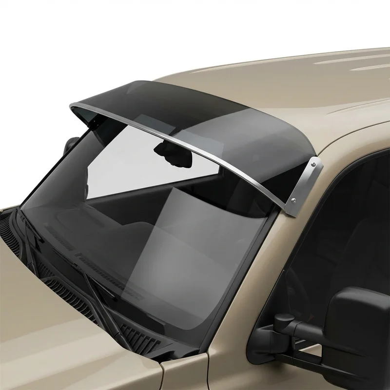 Tinted Acrylic Windscreen Sunvisor for Chevrolet Silverado 3500 (2001 - 2018) - 1