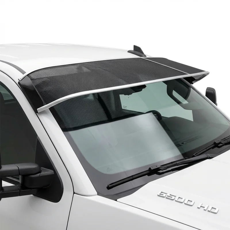 Premium Mesh Windscreen Sunvisor for Chevrolet Silverado 6500 HD (2019 - 2023) - 1