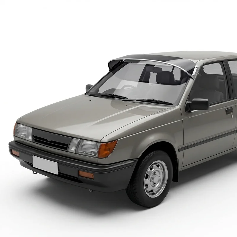 Tinted Acrylic Windscreen Sunvisor for Chevrolet Spectrum (1985 - 1988) - 1