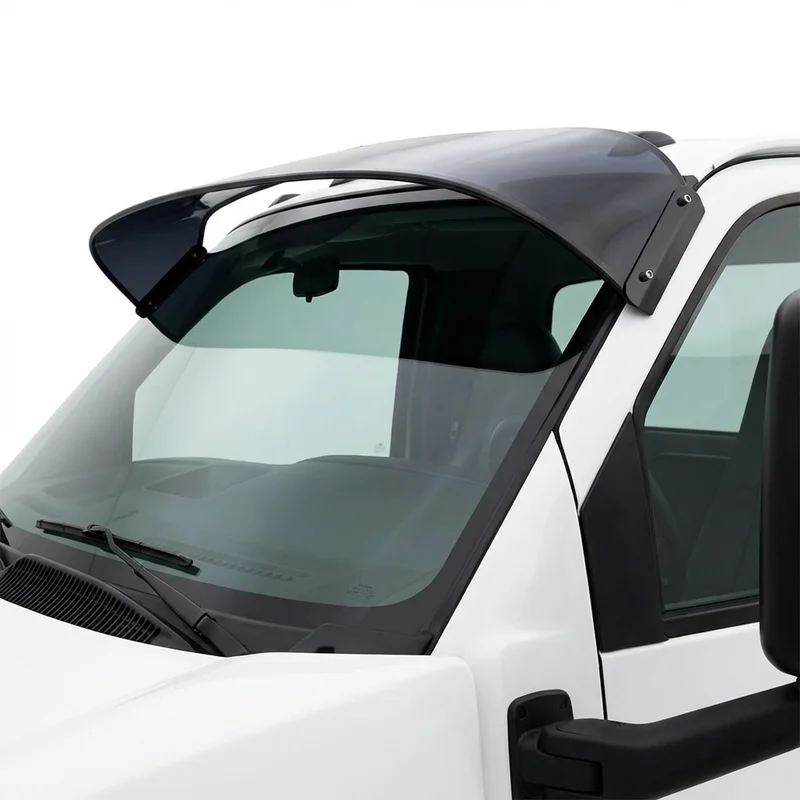 Tinted Acrylic Windscreen Sunvisor for Chevrolet T6500 (1997 - 2009) - 1