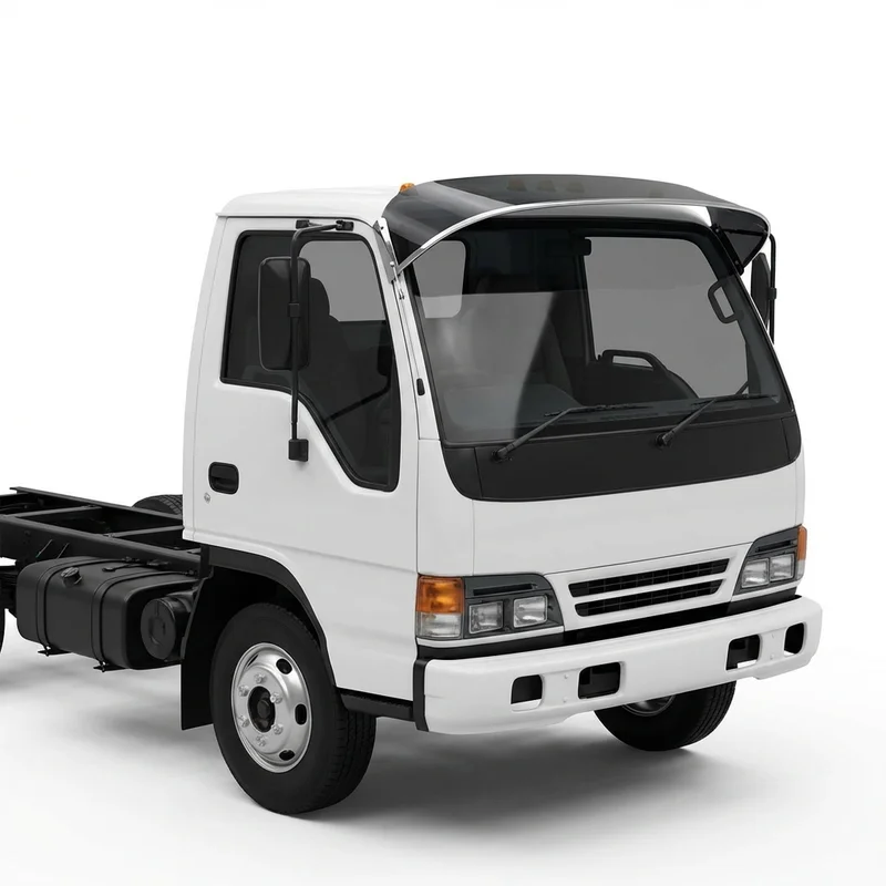 Tinted Acrylic Windscreen Sunvisor for Chevrolet T7500 (1997 - 2009) - 1