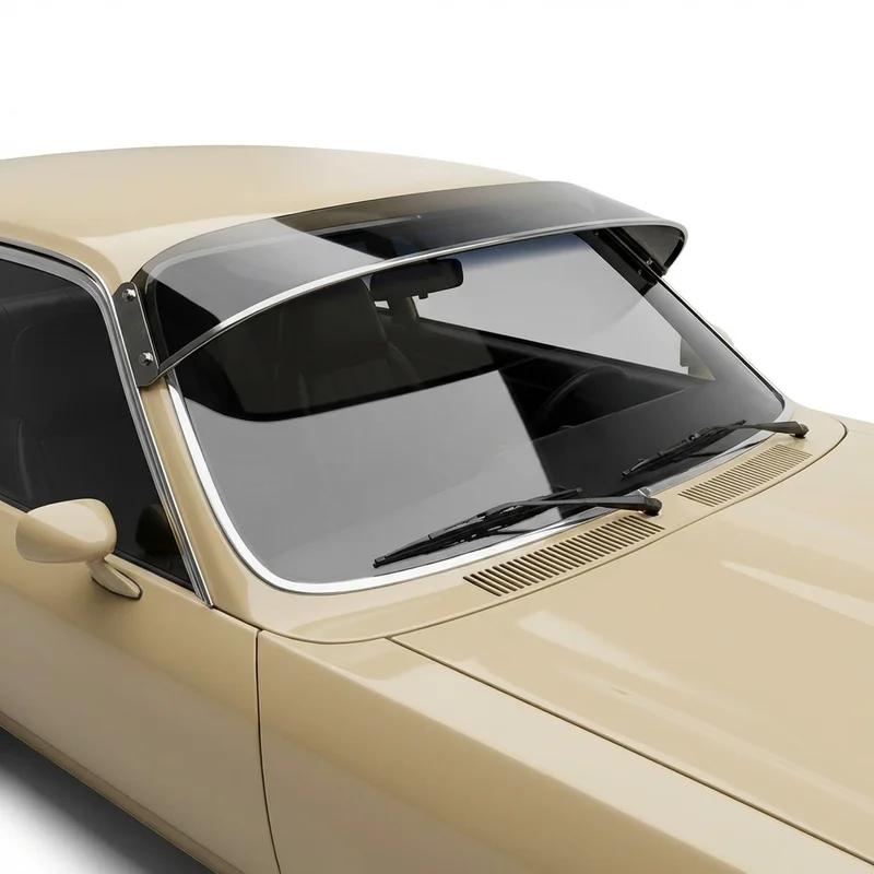 Tinted Acrylic Windscreen Sunvisor for Chevrolet Vega (1971 - 1977) - 1