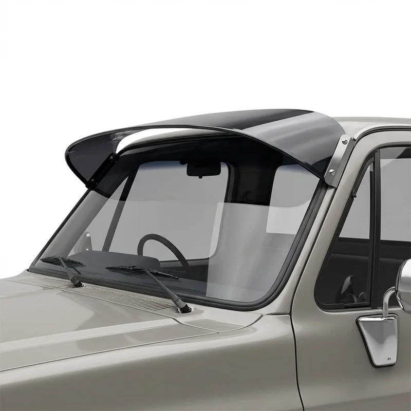 Tinted Acrylic Windscreen Sunvisor for Chevrolet W5500 Tiltmaster (1988 - 2010) - 1