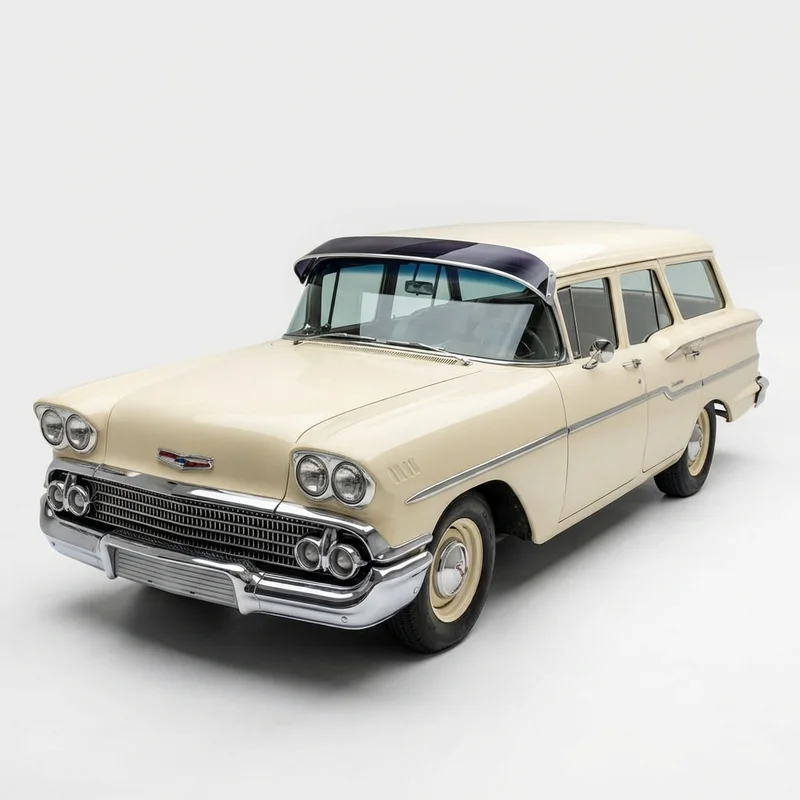 Tinted Acrylic Windscreen Sunvisor for Chevrolet Yeoman (1958 - 1958) - 1