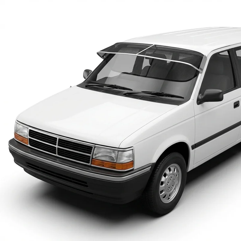 Premium Mesh-Solskærm til Forrude til Chrysler Phantom (1987 - 1994) - 1