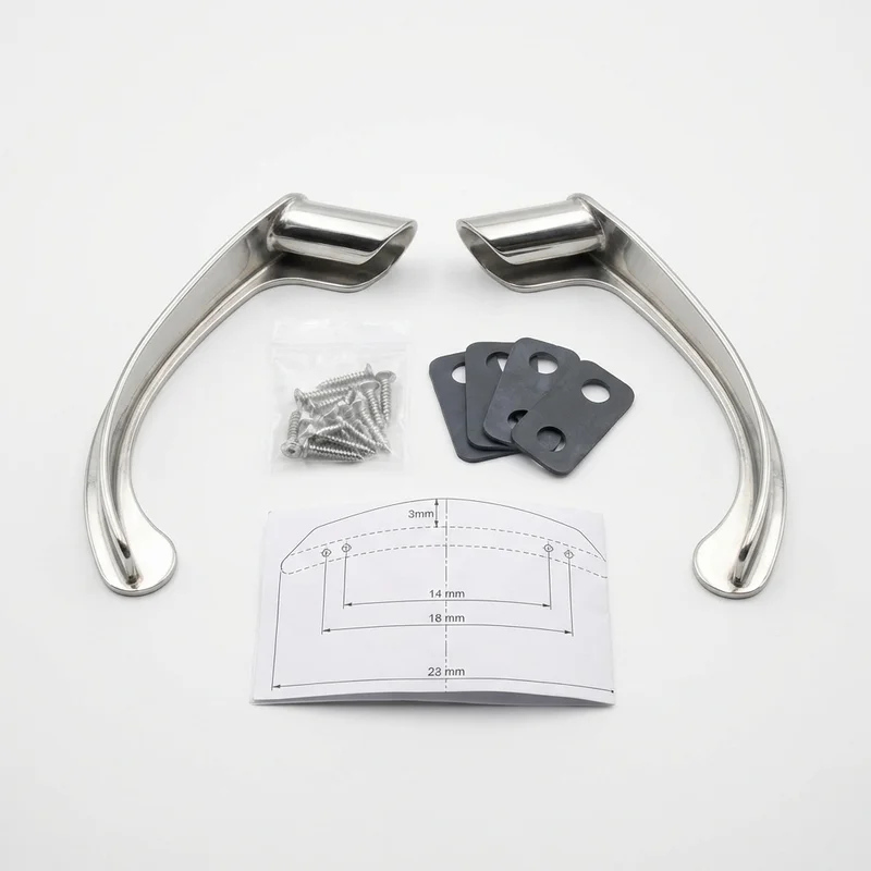 Stainless Steel Mounting Bracket Kit for Citroen DS21 Pallas (1969 - 1972) - 1