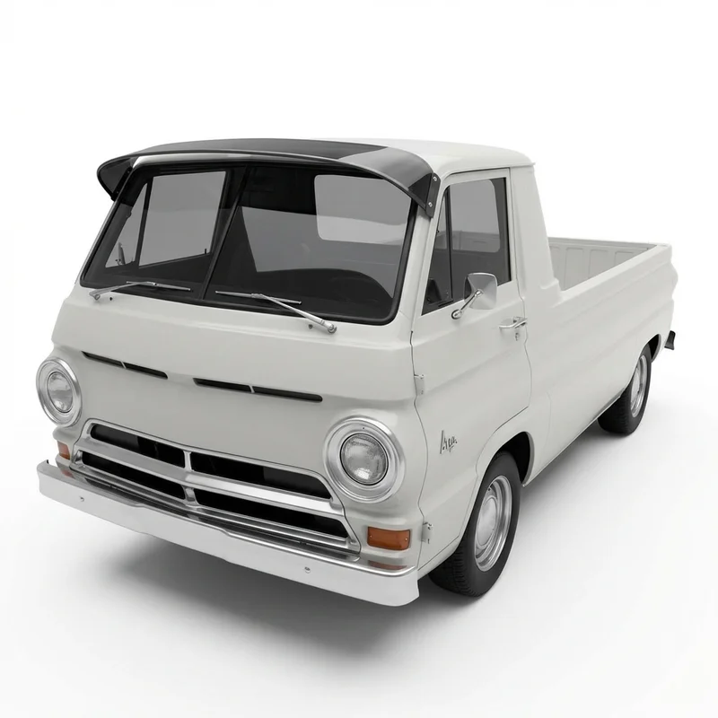 Tinted Acrylic Windscreen Sunvisor for Dodge A100 Pickup (1967 - 1970) - 1