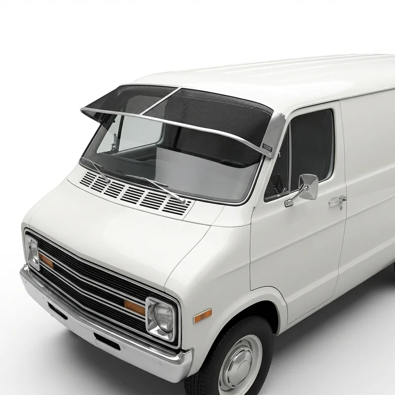Siatkowa osłona przeciwsłoneczna premium do Dodge B100 Van (1971 - 1974) - 1