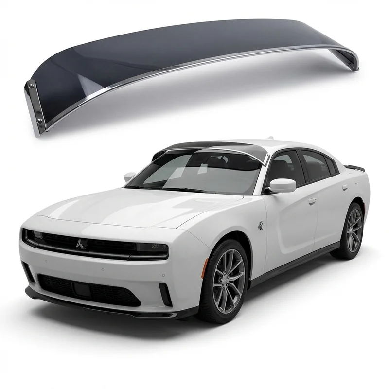 Tinted Acrylic Windscreen Sunvisor for Dodge Charger Daytona (2024 - 2024) - 1