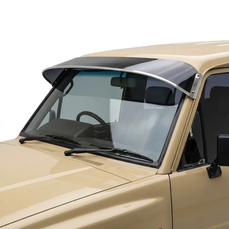 Tinted Acrylic Windscreen Sunvisor for Dodge Conquest (1984 - 1986) - 1