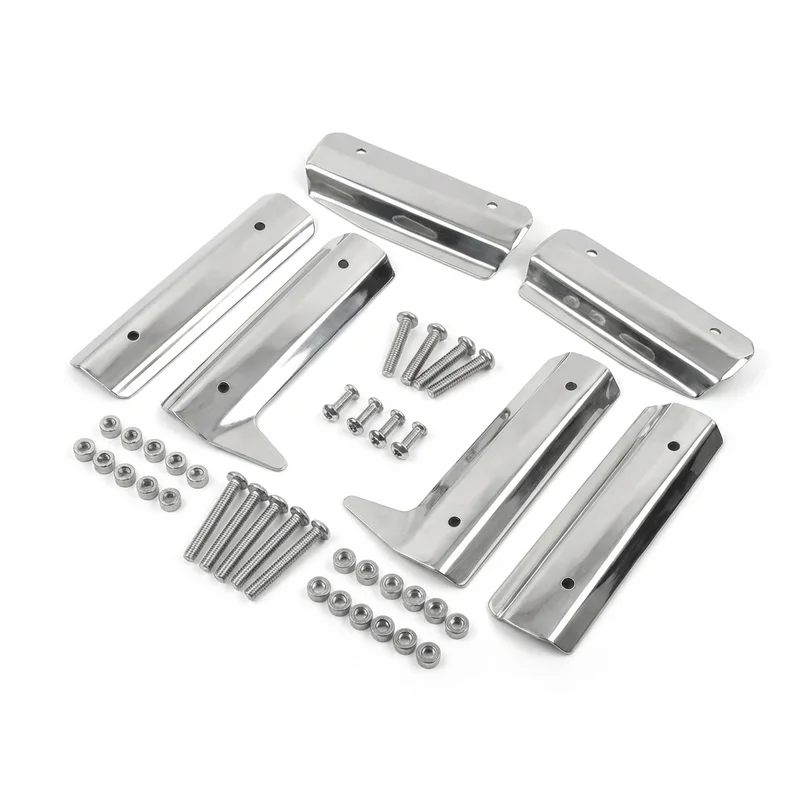 Zestaw wsporników montażowych ze stali nierdzewnej do Dodge D100 Panel (1976 - 1979) - 1