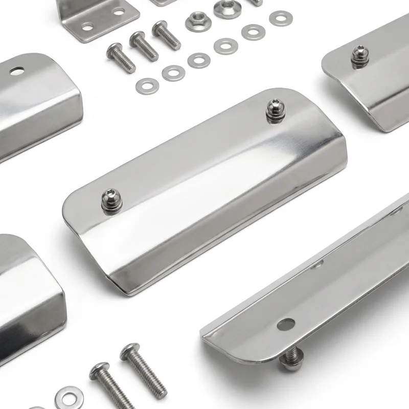 Edelstahl-Montagehalterungsset für Dodge D200 Pickup (1969 - 1974) - 1