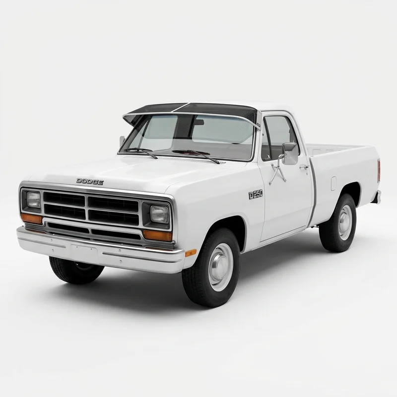 Premium Mesh Windscreen Sunvisor for Dodge D250 (1981 - 1993) - 1