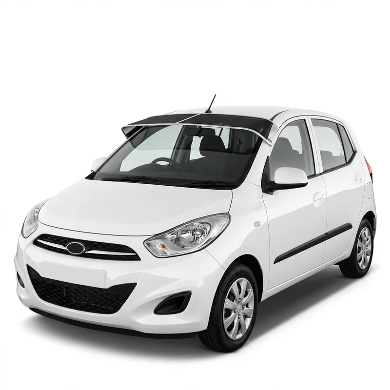 บังแดดกระจกหน้าแบบตาข่ายพรีเมียม สำหรับ Dodge i10 (2012 - 2014) - 1