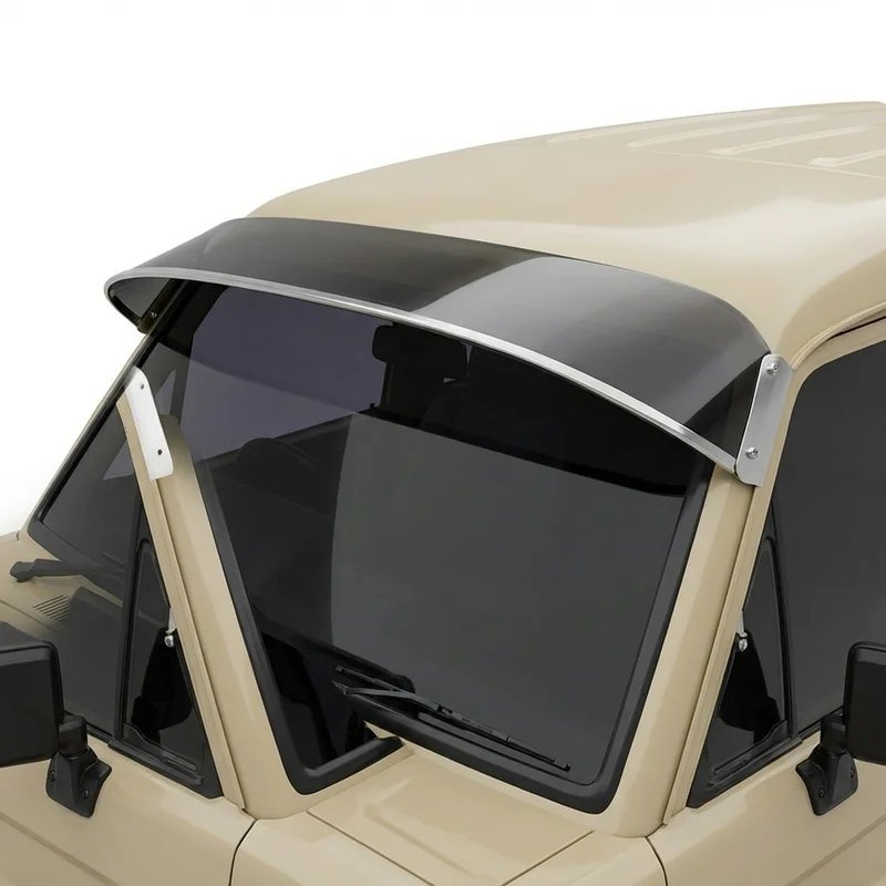 Tinted Acrylic Windscreen Sunvisor for Dodge Magnum (1978 - 2008) - 1