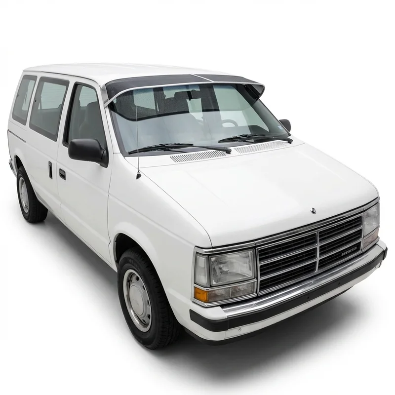 Premium Mesh Windscreen Sunvisor for Dodge Mini Ram (1984 - 1988) - 1