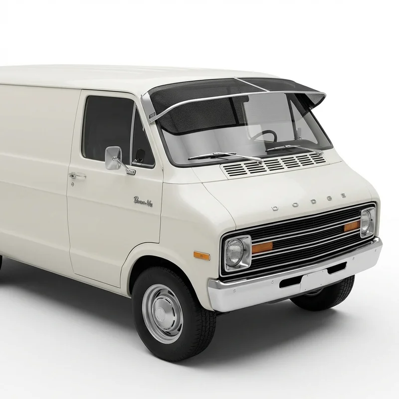 Premium Mesh-Sonnenschutzblende für Dodge P200 Van (1974 - 1974) - 1