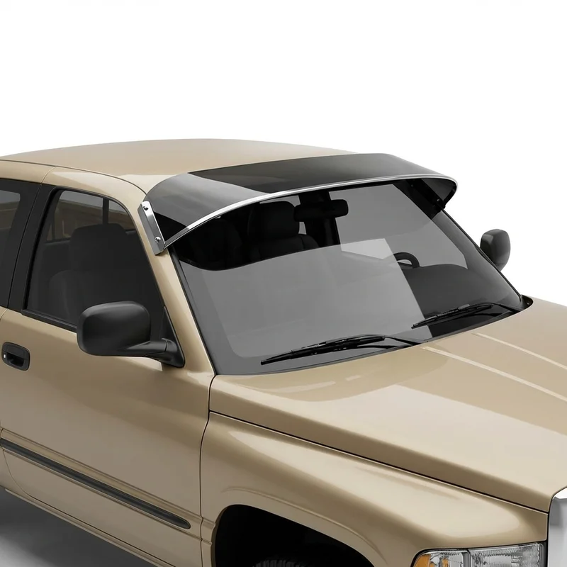 Tinted Acrylic Windscreen Sunvisor for Dodge Ram 4000 (1995 - 2009) - 1