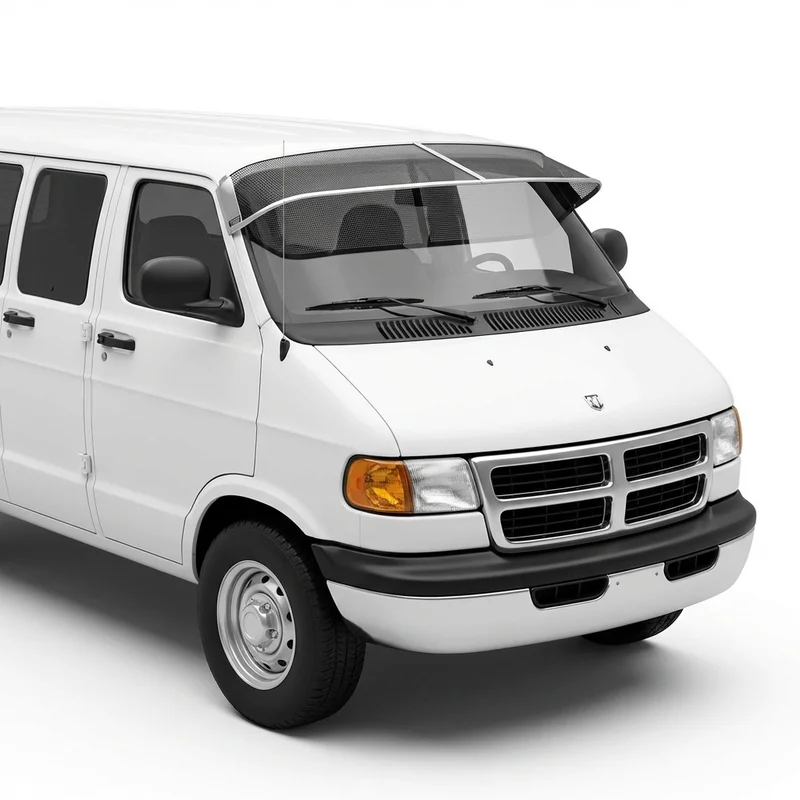 Siatkowa osłona przeciwsłoneczna premium do Dodge Van 1000 (2008 - 2009) - 1