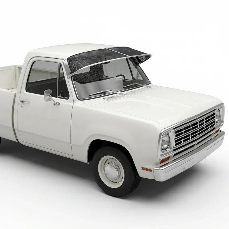 Premium Mesh Windscreen Sunvisor for Dodge W300 Pickup (1969 - 1974) - 1