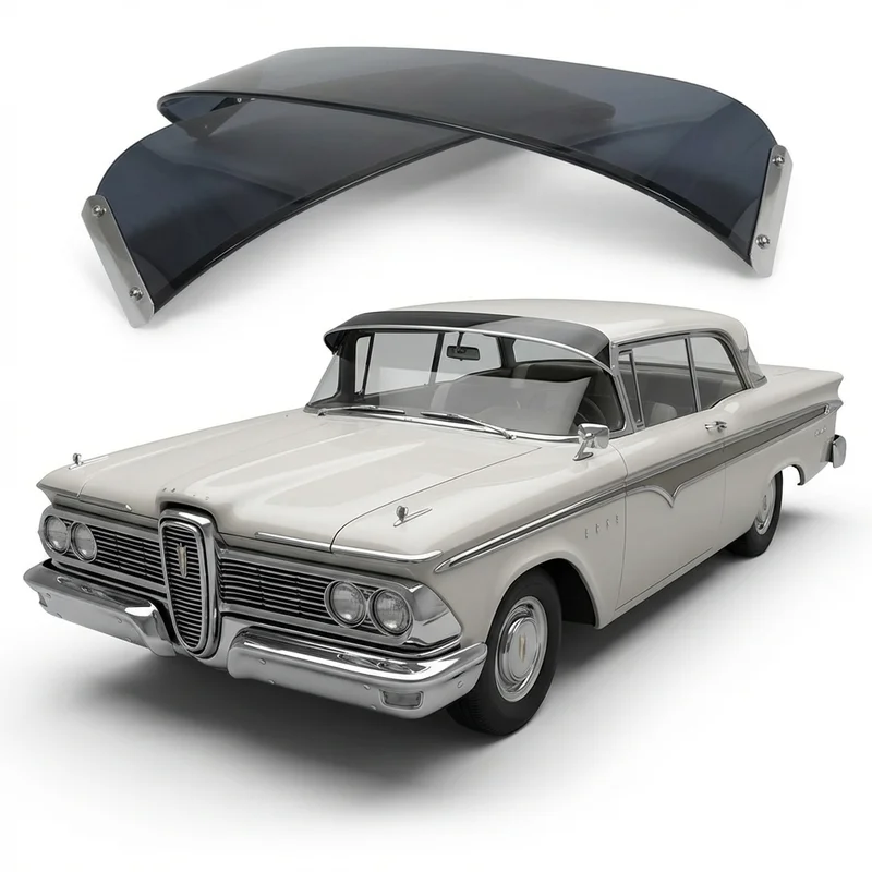 Tinted Acrylic Windscreen Sunvisor for Edsel Corsair (1959 - 1959) - 1