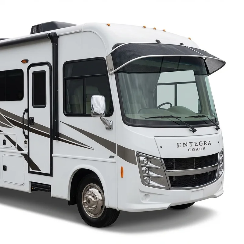 Premium Mesh Windscreen Sunvisor for Entegra Coach Accolade (2020 - 2022) - 1