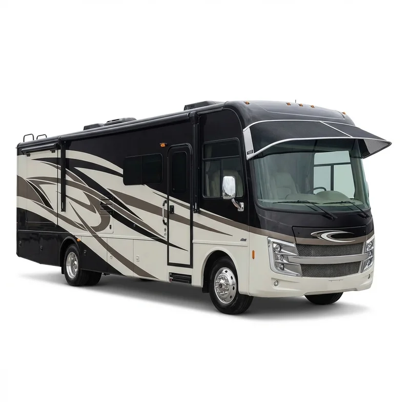 Premium Mesh Windscreen Sunvisor for Entegra Coach Accolade XL (2021 - 2022) - 1