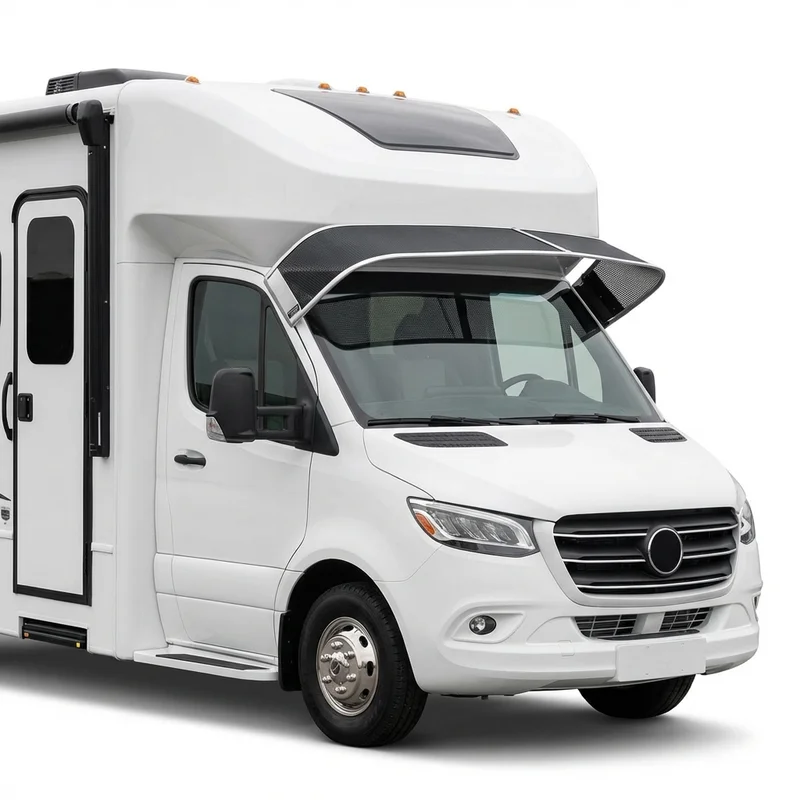 Premium Mesh Windscreen Sunvisor for Entegra Coach Ethos LI (2022 - 2022) - 1