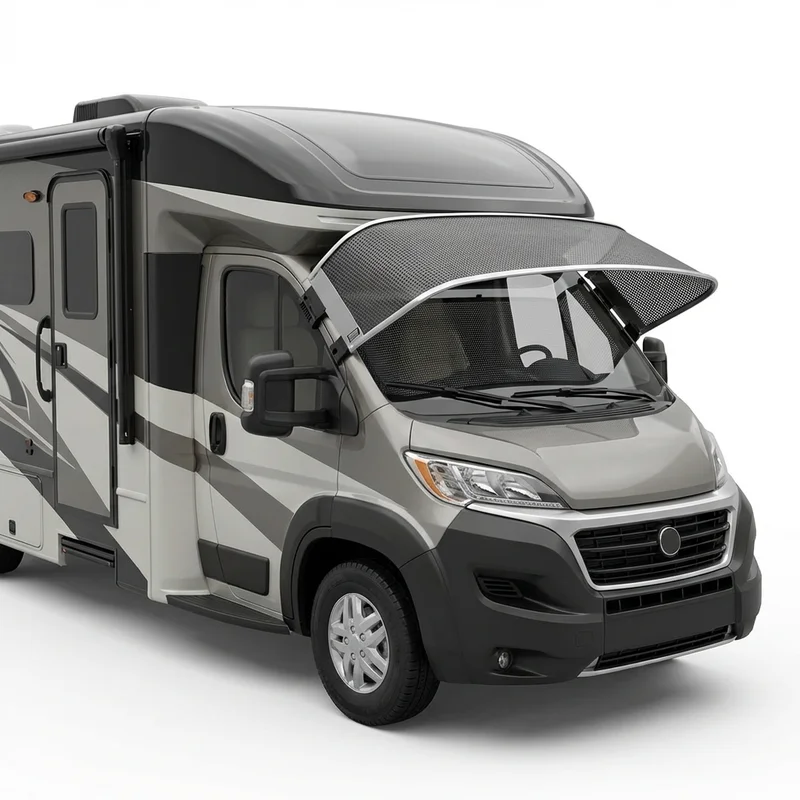 Premium Mesh Windscreen Sunvisor for Entegra Coach Launch (2022 - 2022) - 1